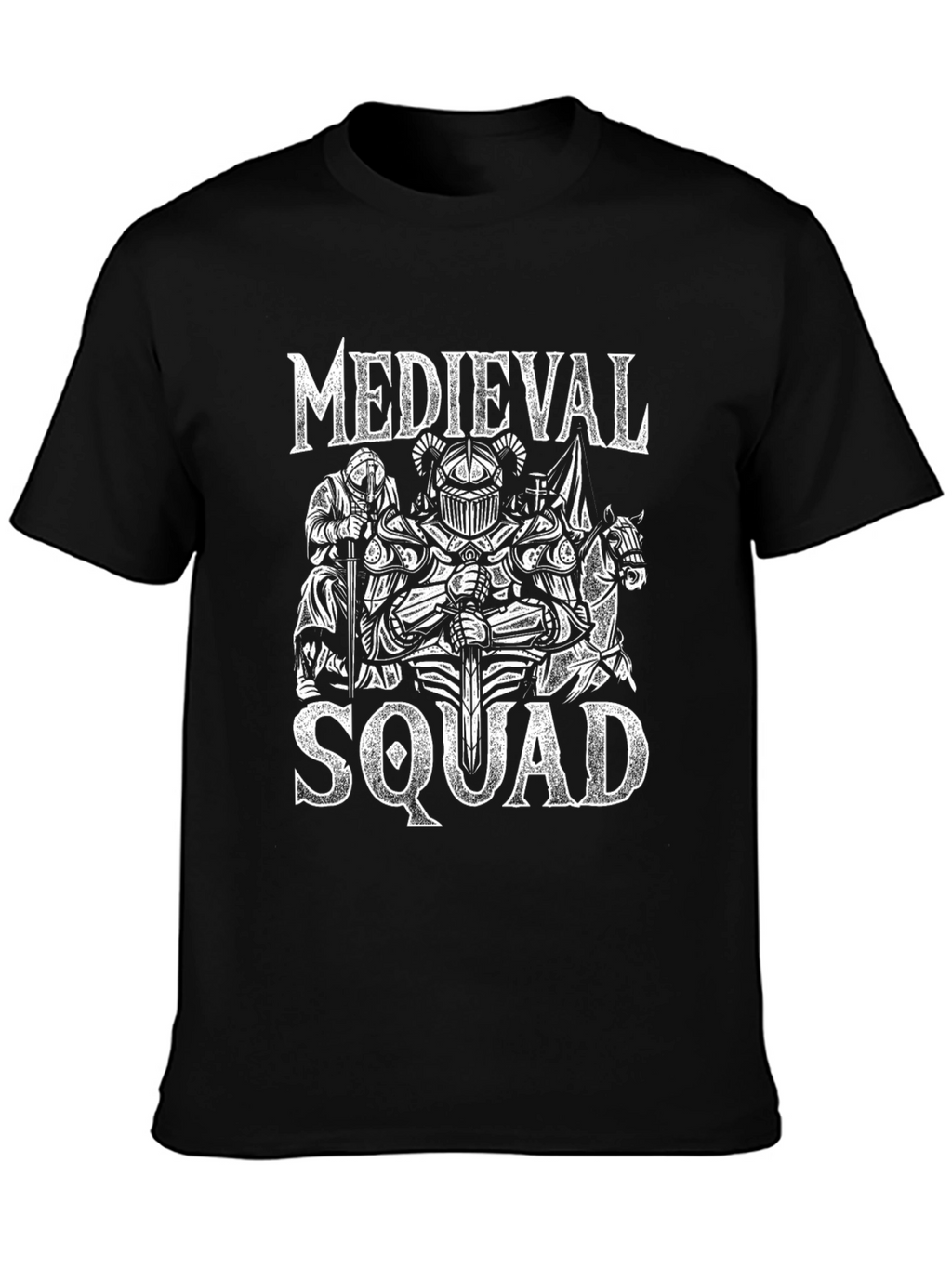 Medieval Squad Graphic Black T-Shirt