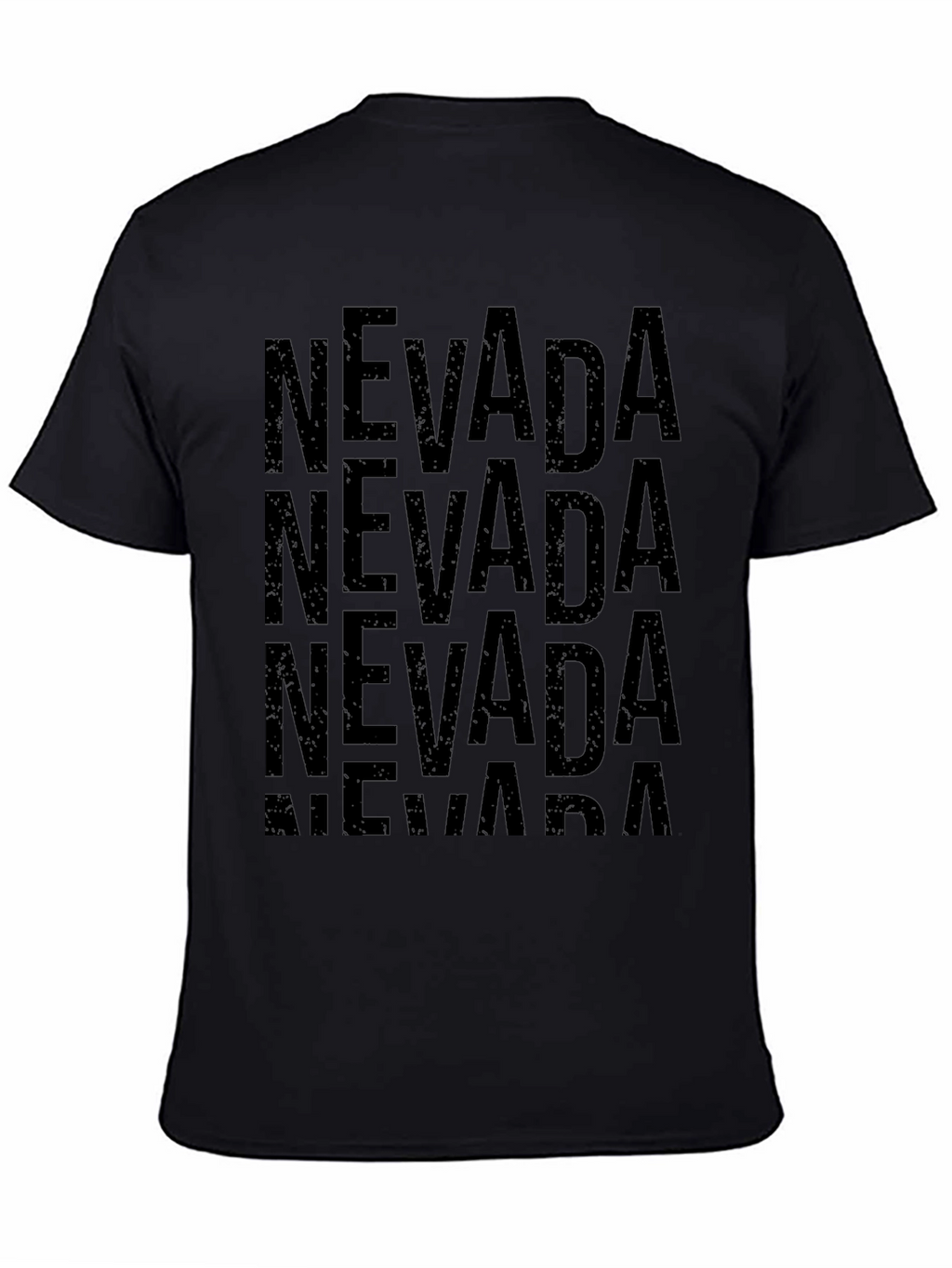 Nevada Graphic Print Black T-Shirt
