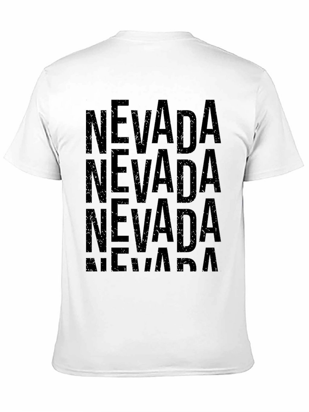 Nevada Graphic Print Black T-Shirt