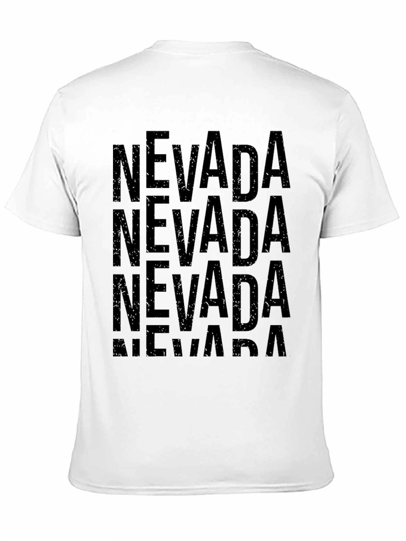 Nevada Graphic Print Black T-Shirt