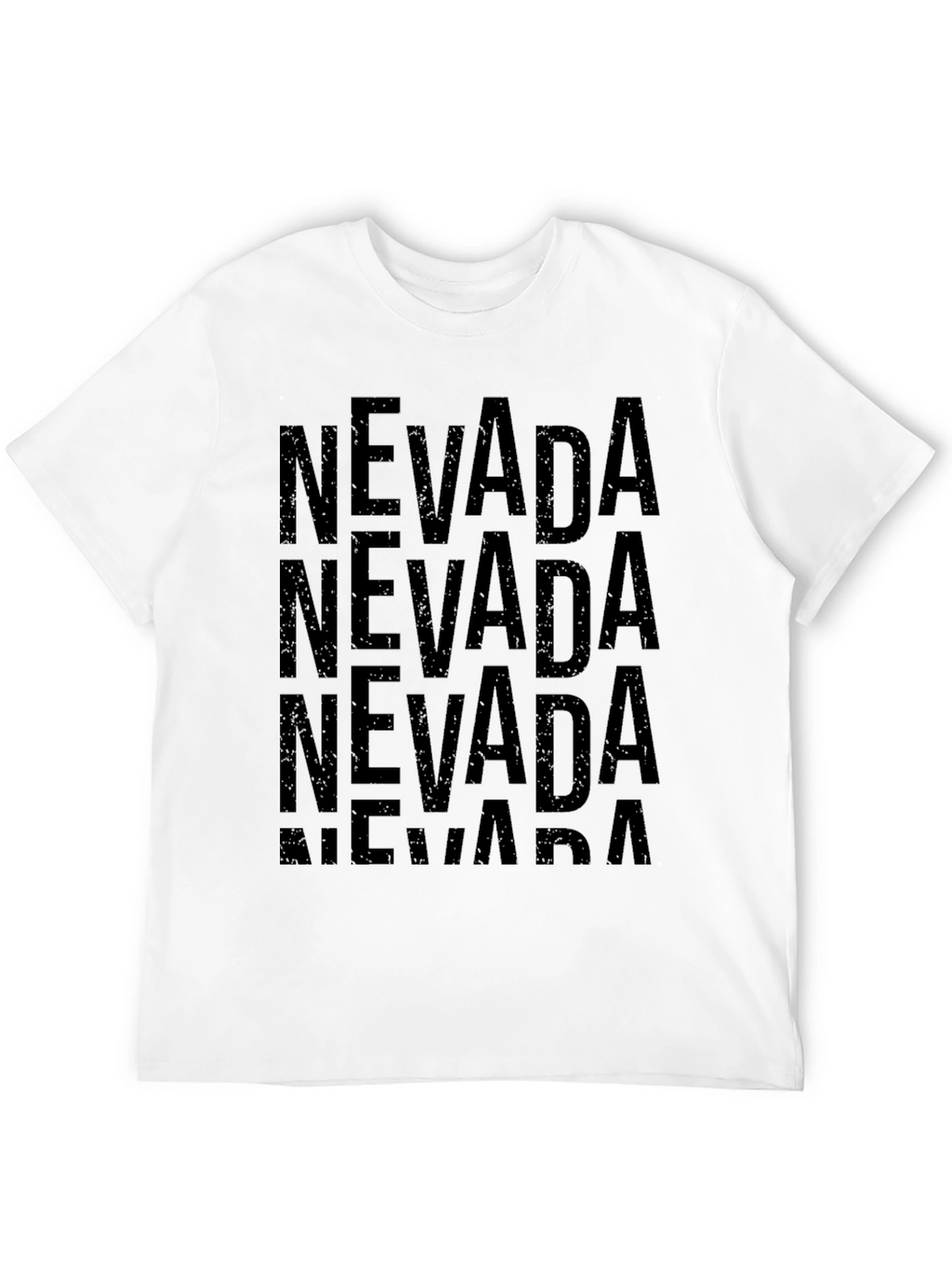 Nevada Graphic Print Black T-Shirt