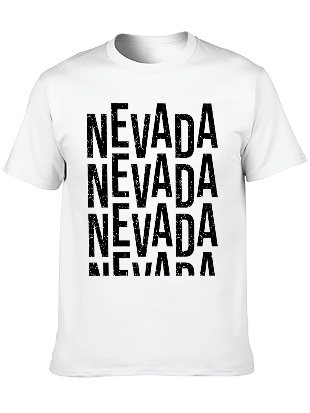 Nevada Graphic Print Black T-Shirt