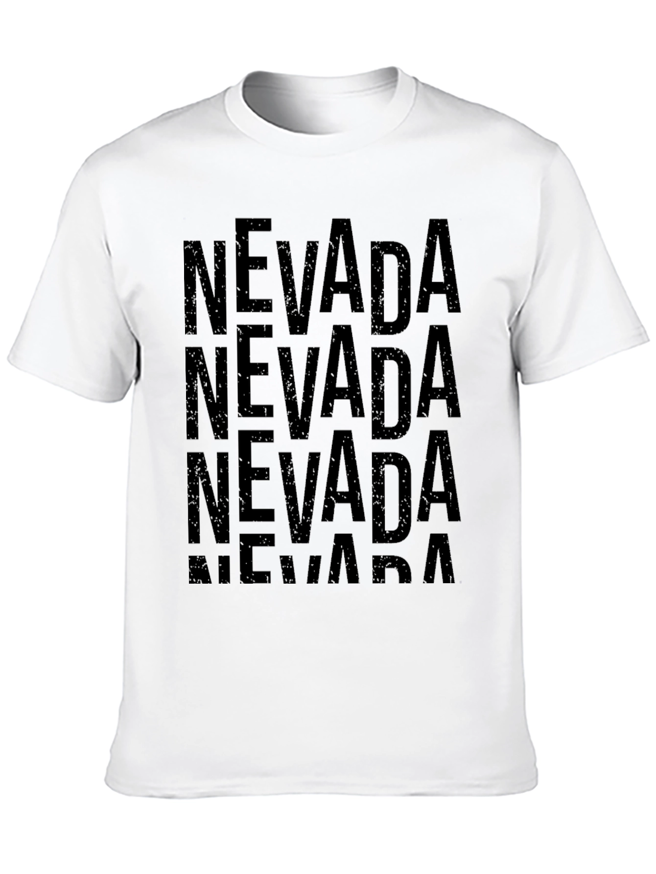 Nevada Graphic Print Black T-Shirt