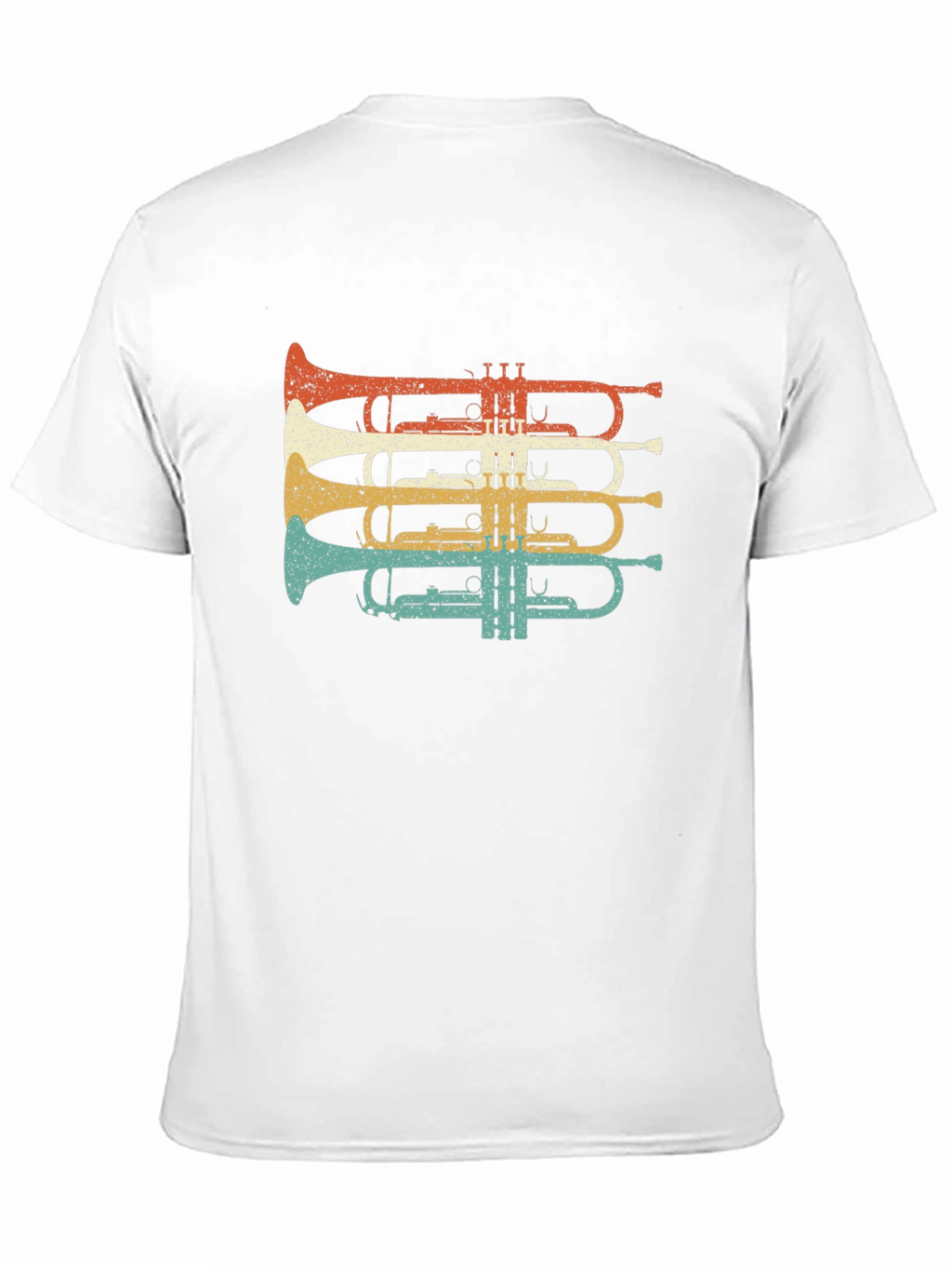 Retro Trumpet T-Shirt - Musical Instrument Tee