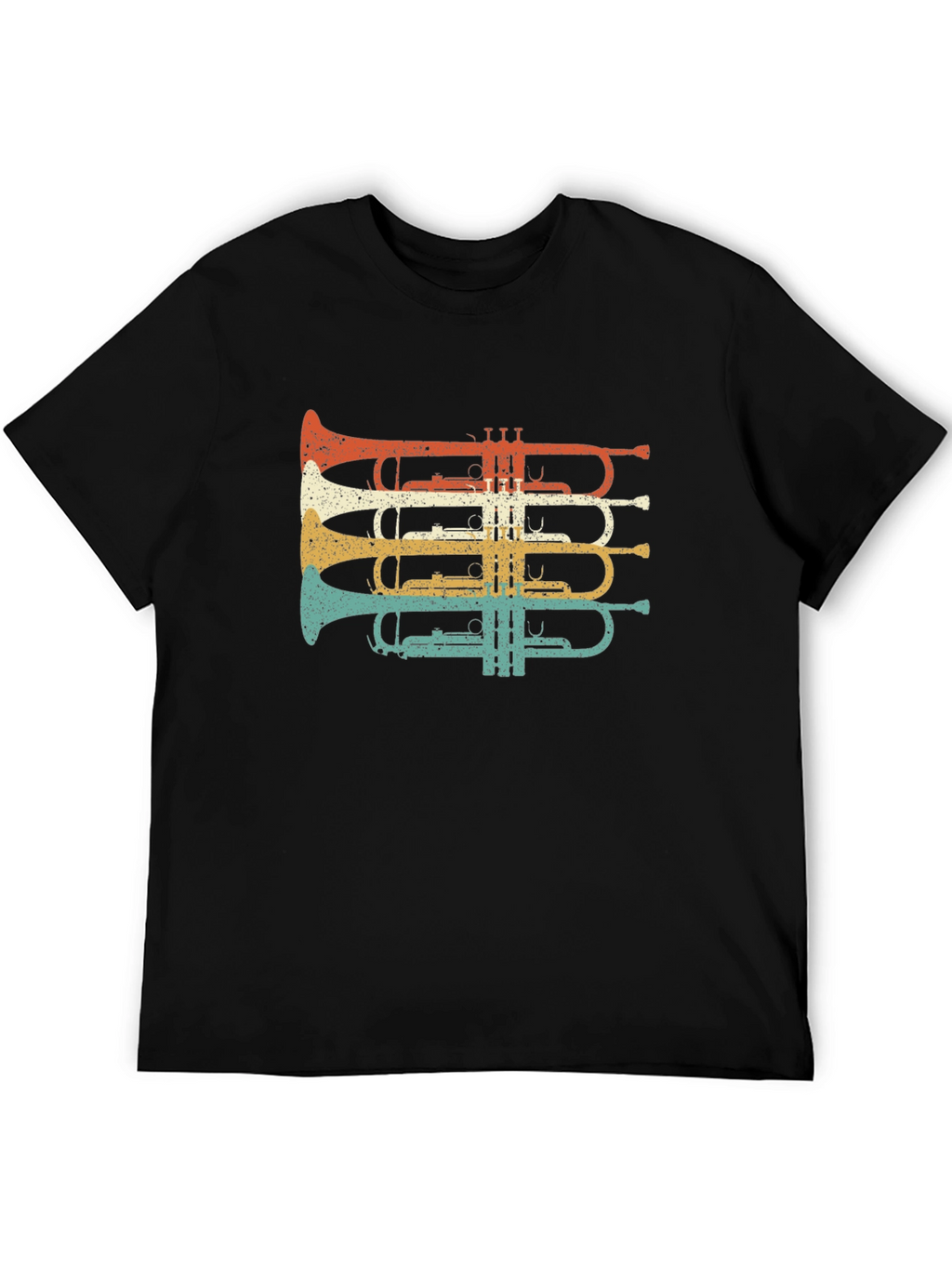 Retro Trumpet T-Shirt - Musical Instrument Tee