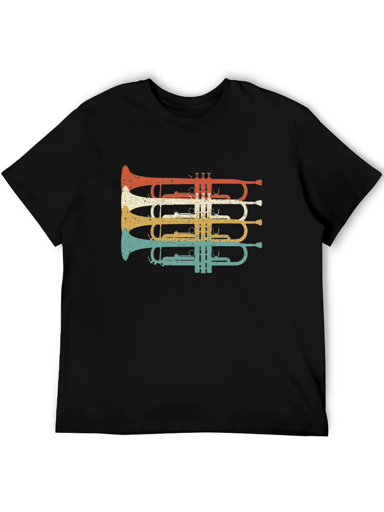 Retro Trumpet T-Shirt - Musical Instrument Tee