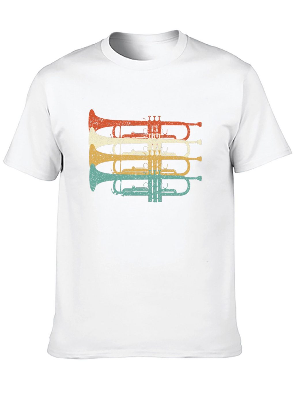 Retro Trumpet T-Shirt - Musical Instrument Tee
