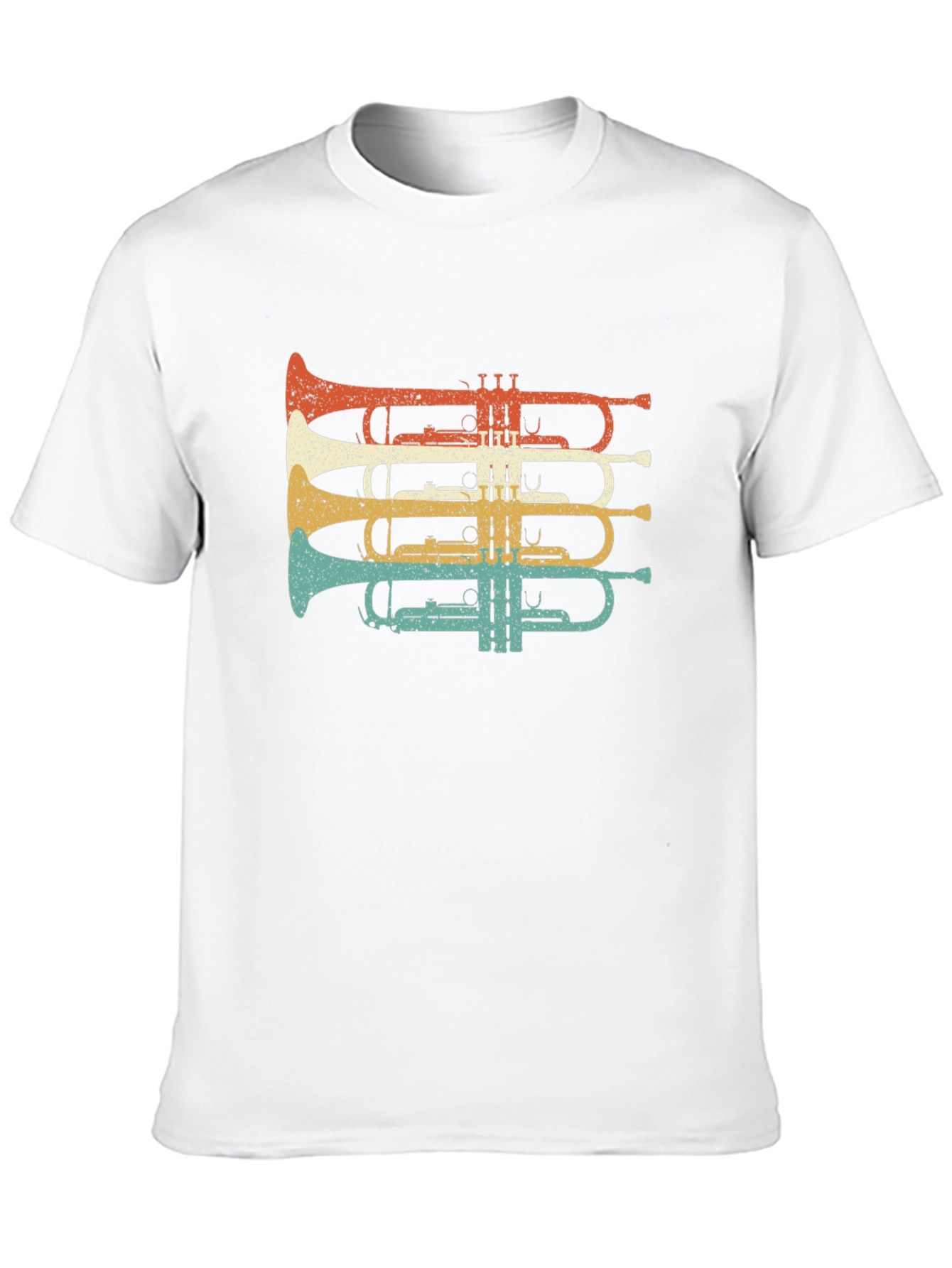 Retro Trumpet T-Shirt - Musical Instrument Tee