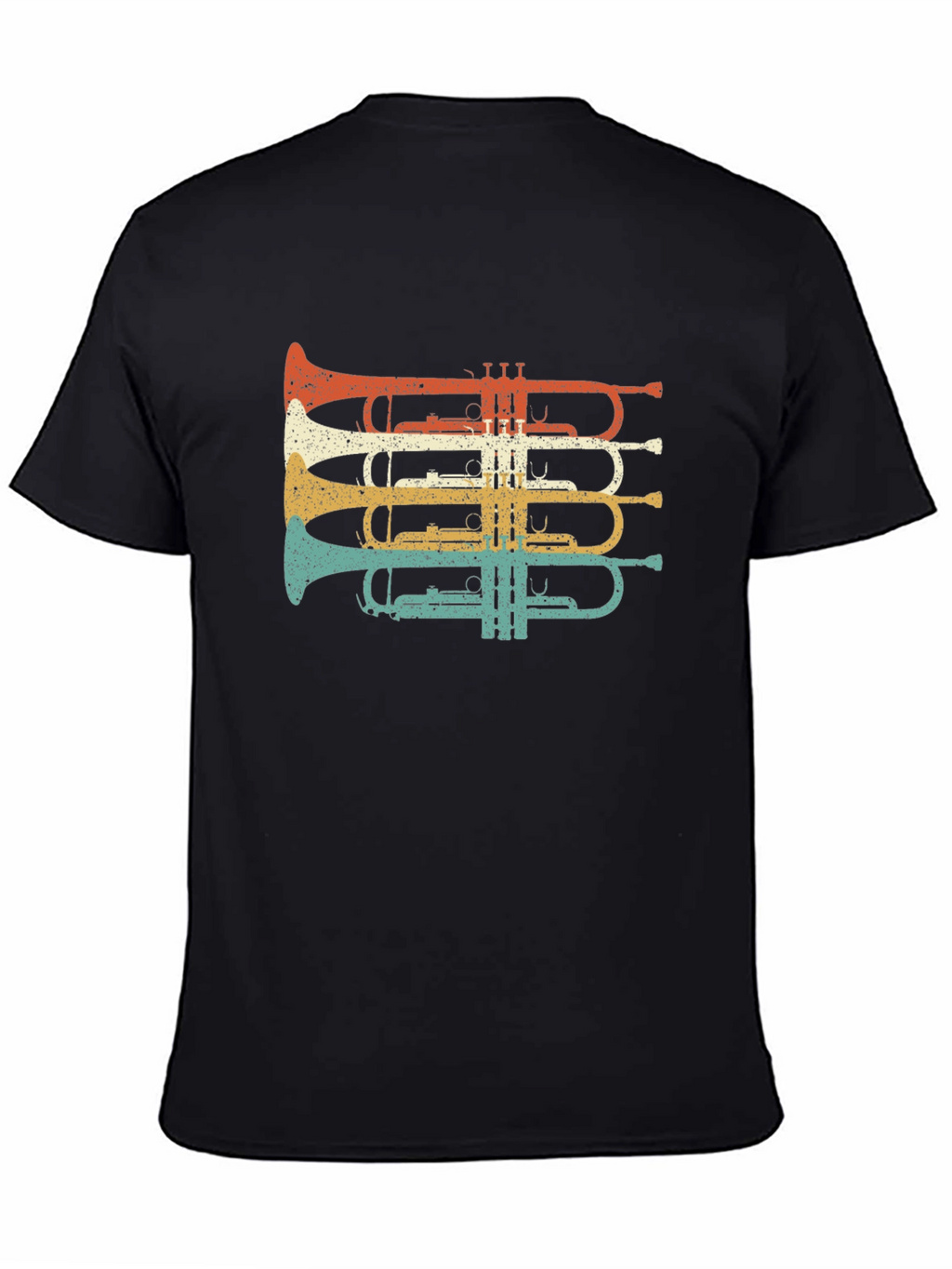 Retro Trumpet T-Shirt - Musical Instrument Tee