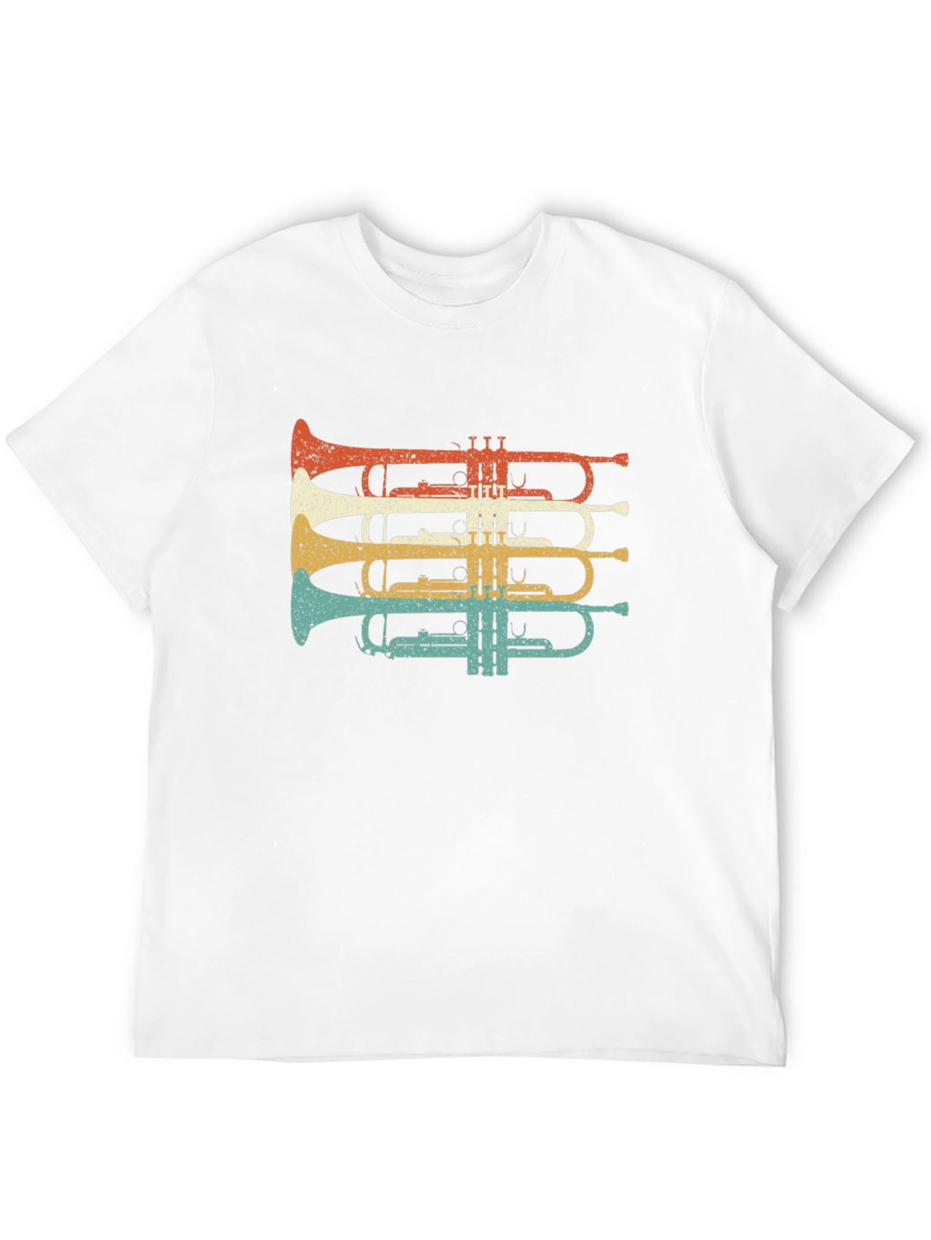 Retro Trumpet T-Shirt - Musical Instrument Tee