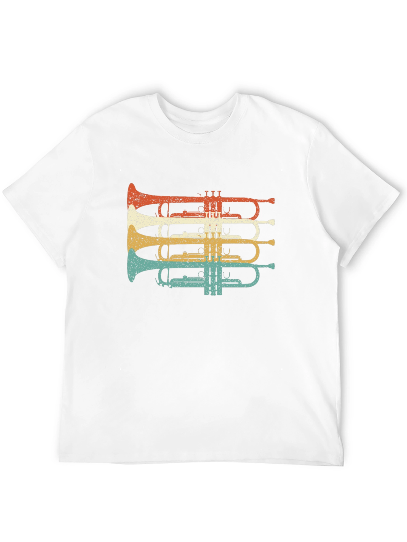 Retro Trumpet T-Shirt - Musical Instrument Tee