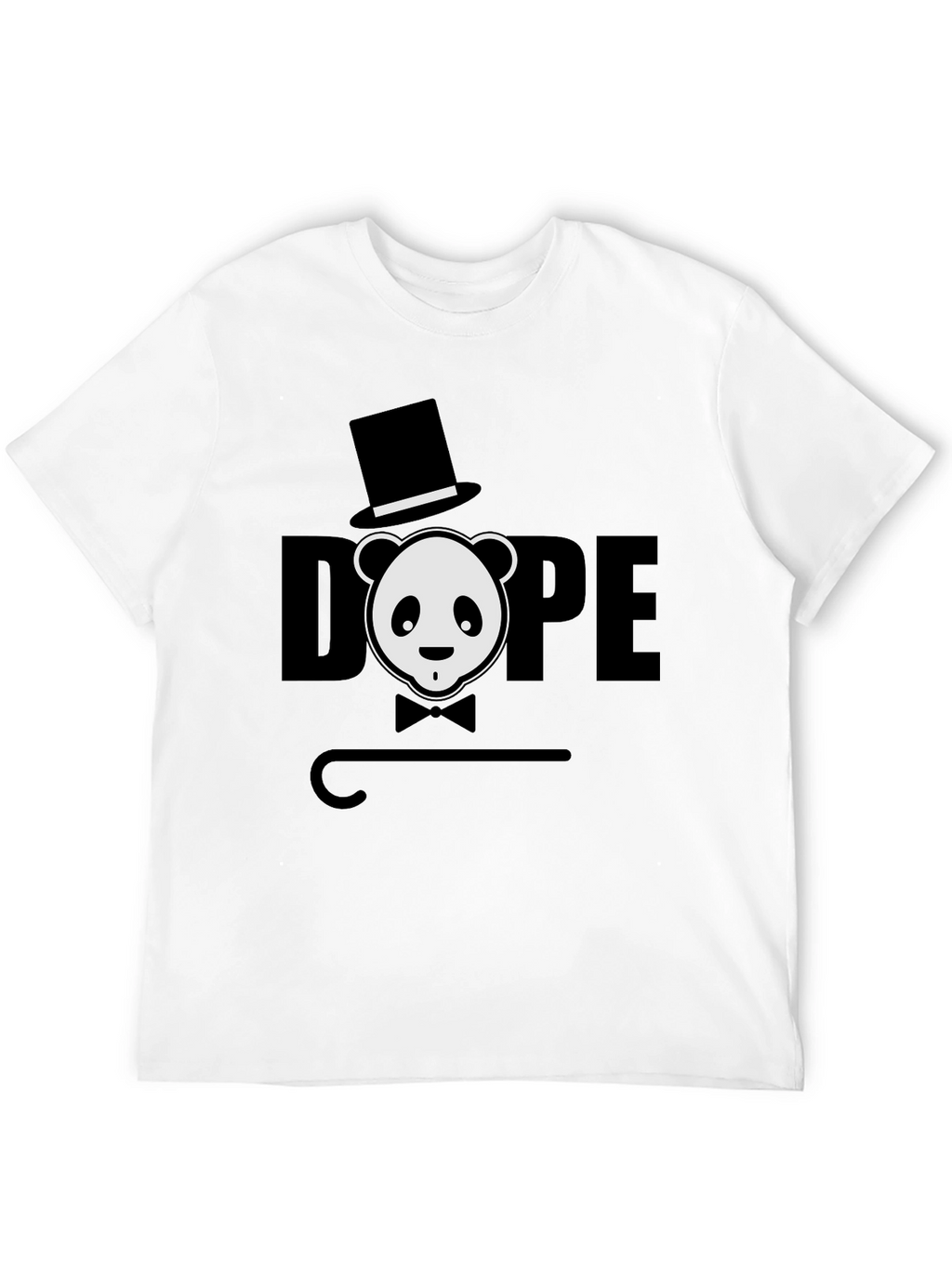 Dope Panda Graphic Tee - Black