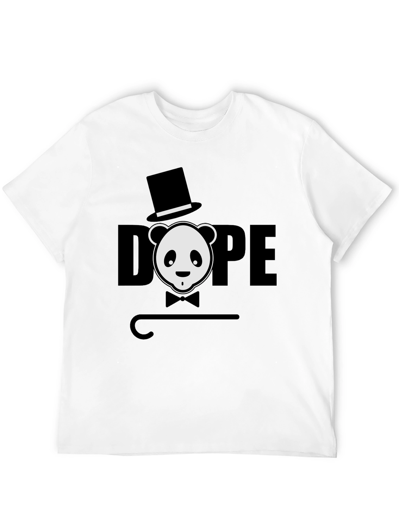 Dope Panda Graphic Tee - Black