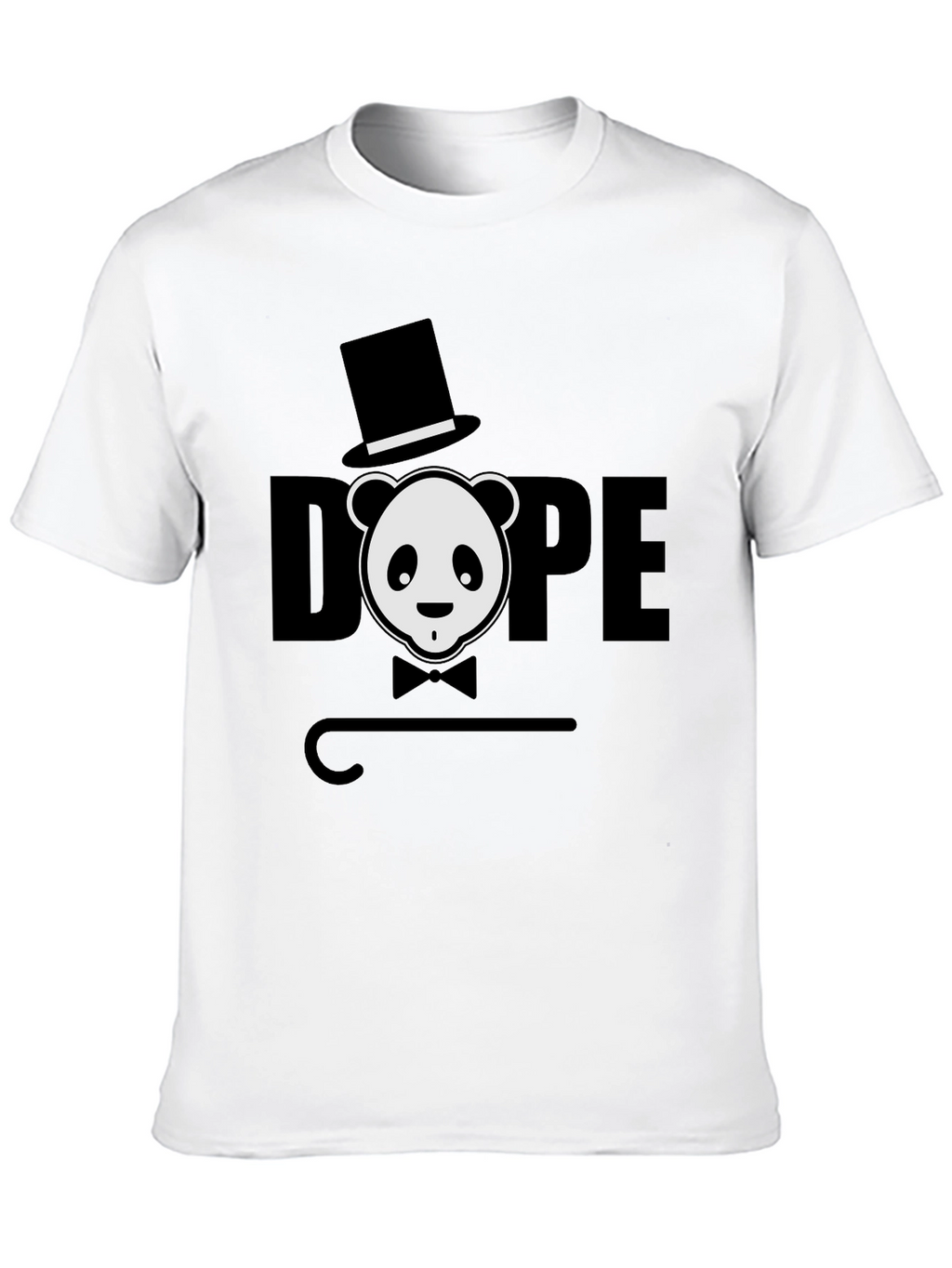Dope Panda Graphic Tee - Black