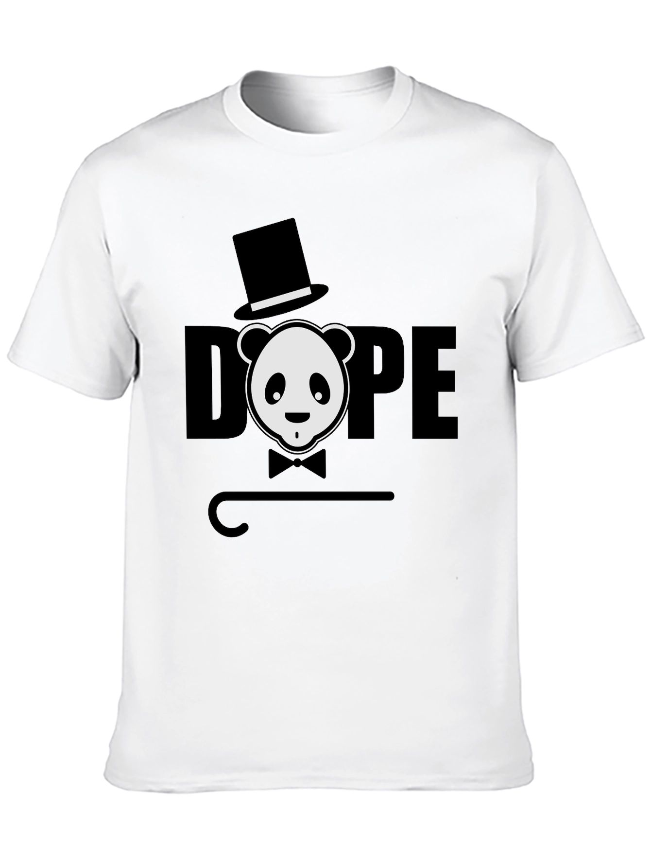 Dope Panda Graphic Tee - Black