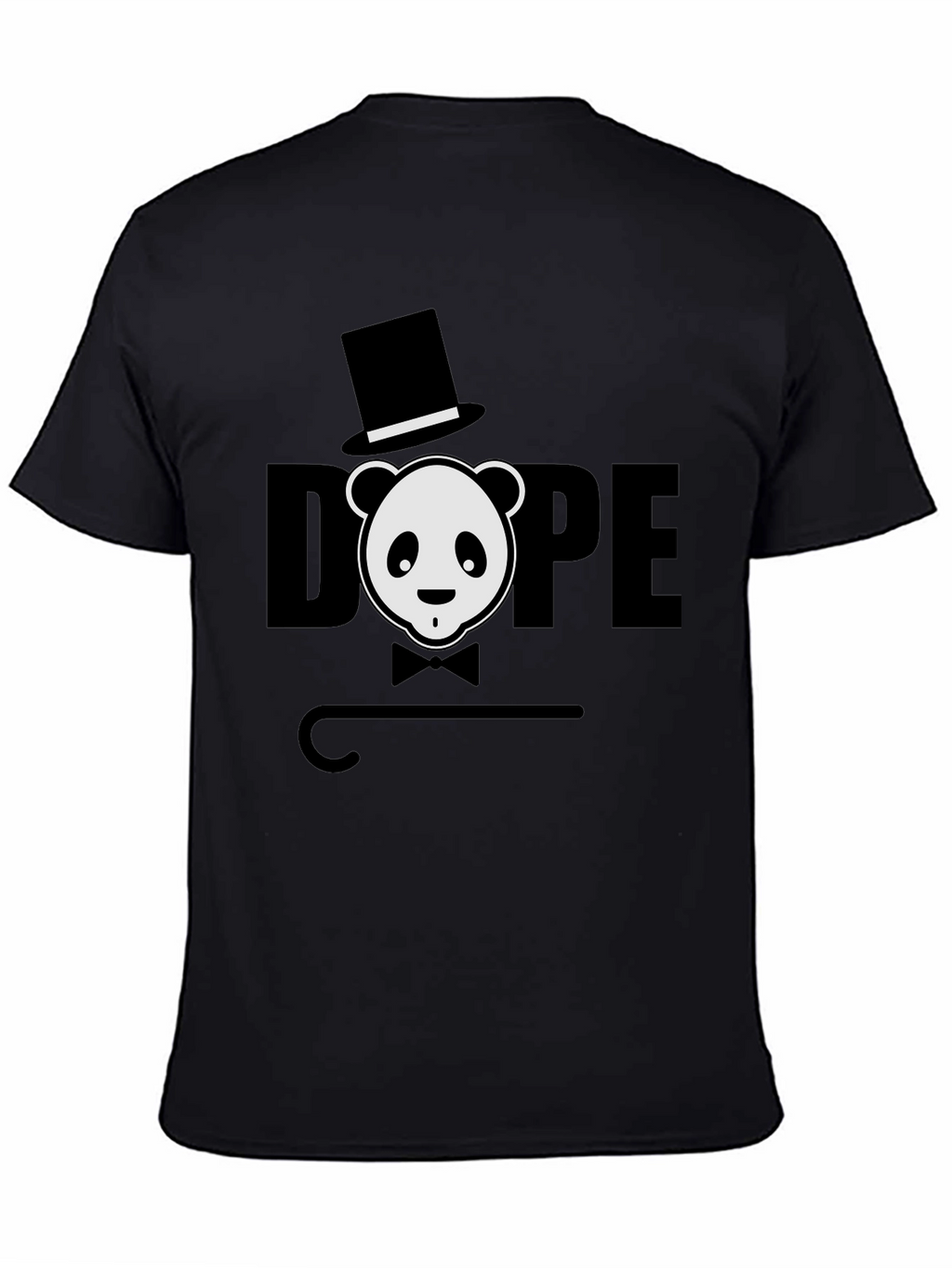 Dope Panda Graphic Tee - Black