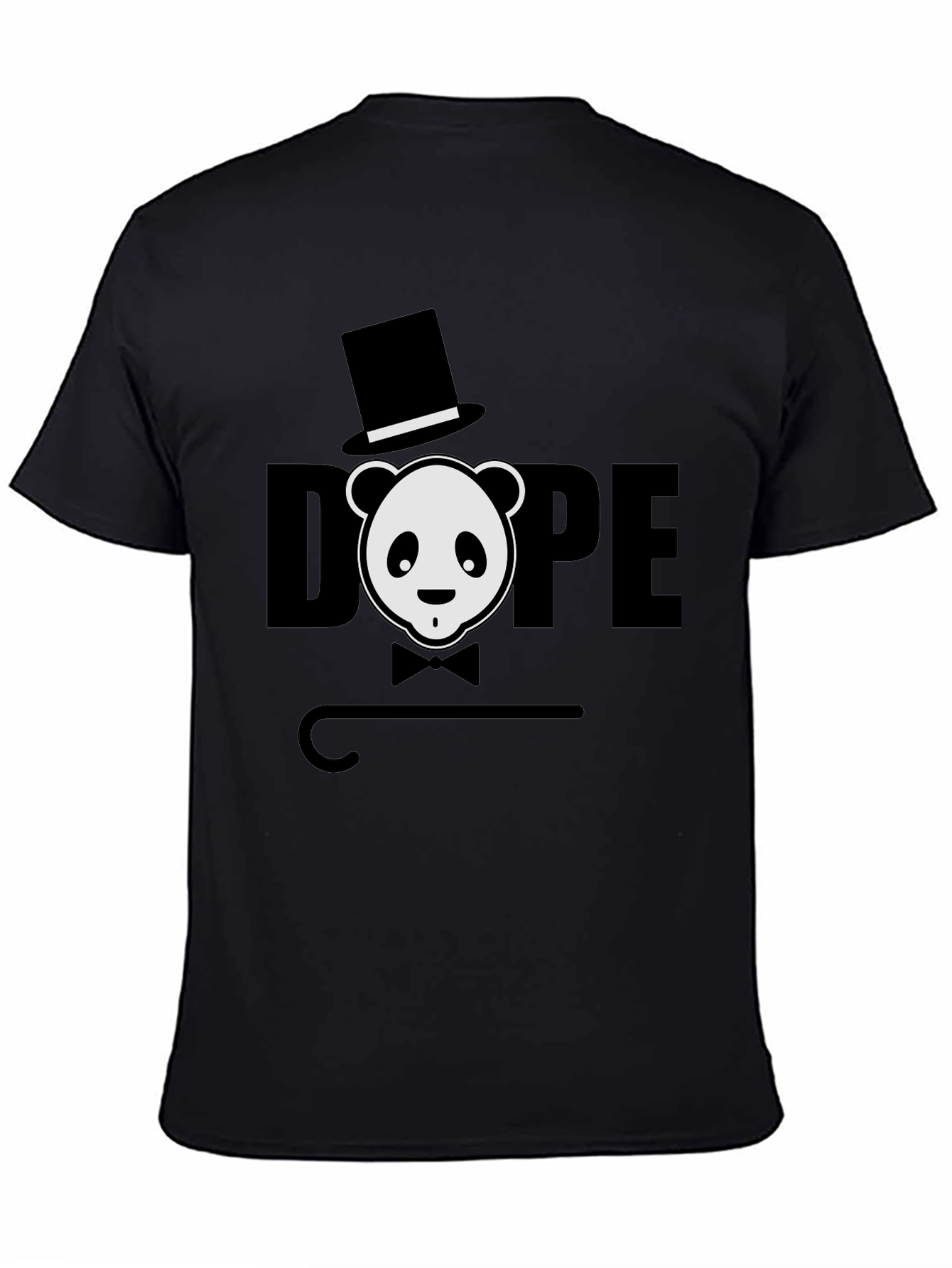 Dope Panda Graphic Tee - Black