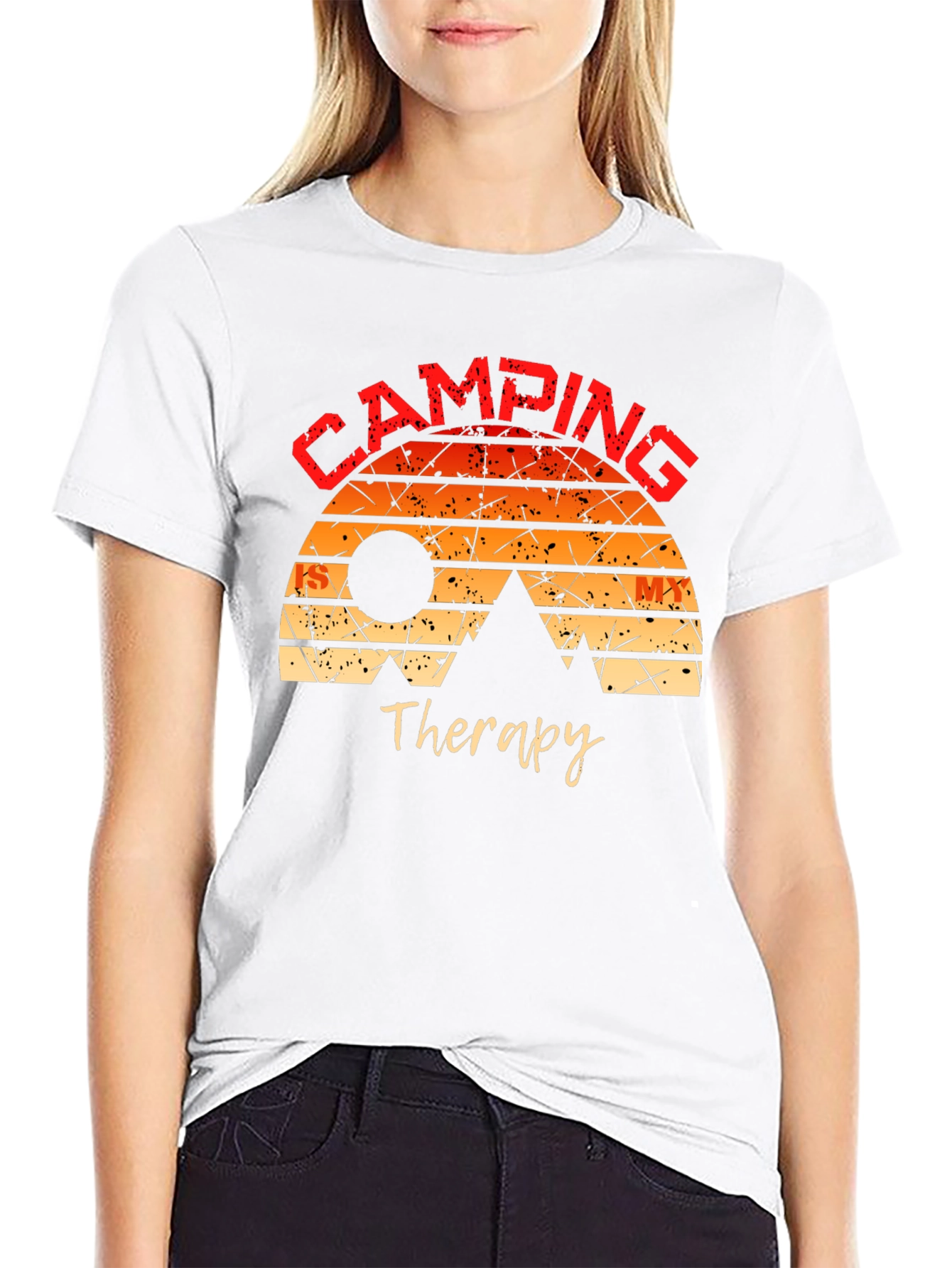 Camping Therapy T-Shirt Nature Adventure Tee