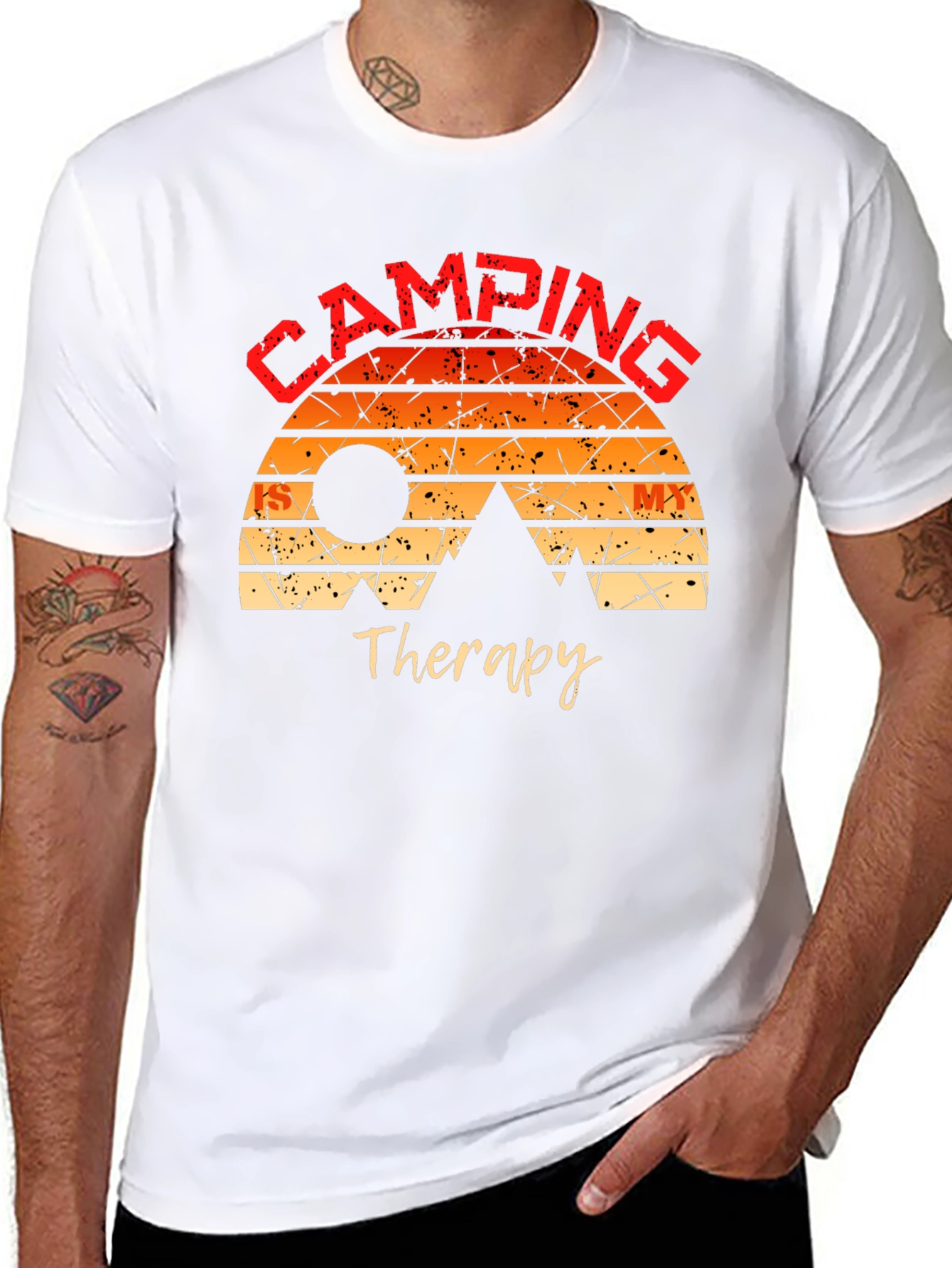 Camping Therapy T-Shirt Nature Adventure Tee