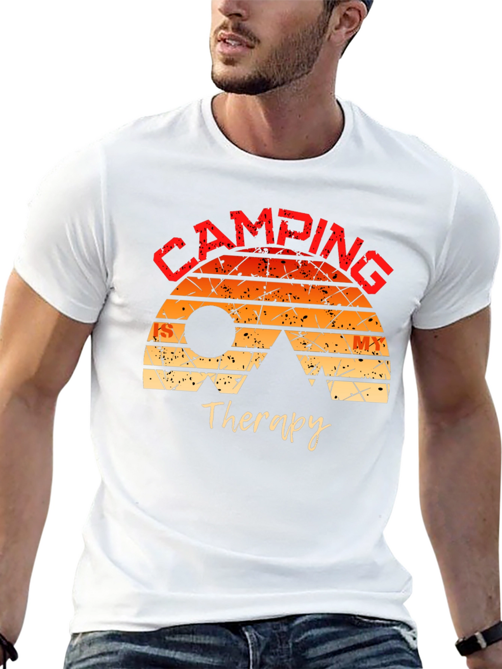 Camping Therapy T-Shirt Nature Adventure Tee