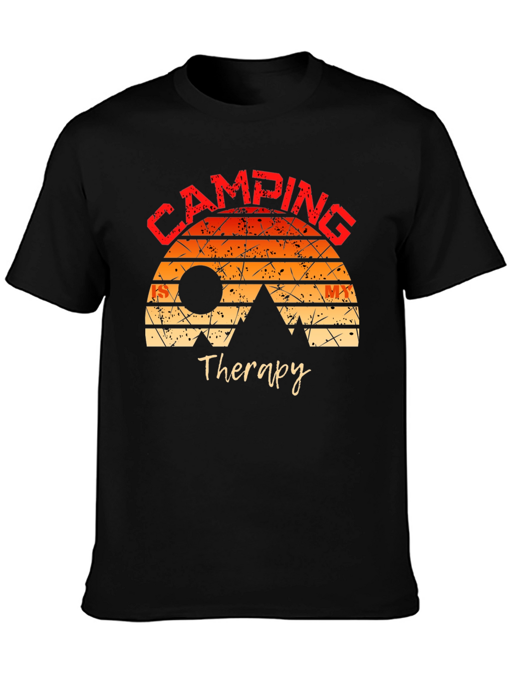 Camping Therapy T-Shirt Nature Adventure Tee