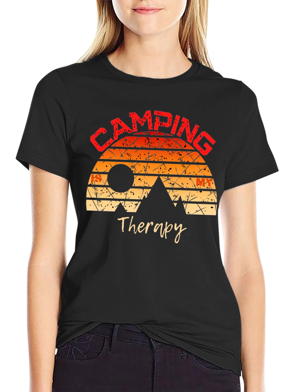 Camping Therapy T-Shirt Nature Adventure Tee