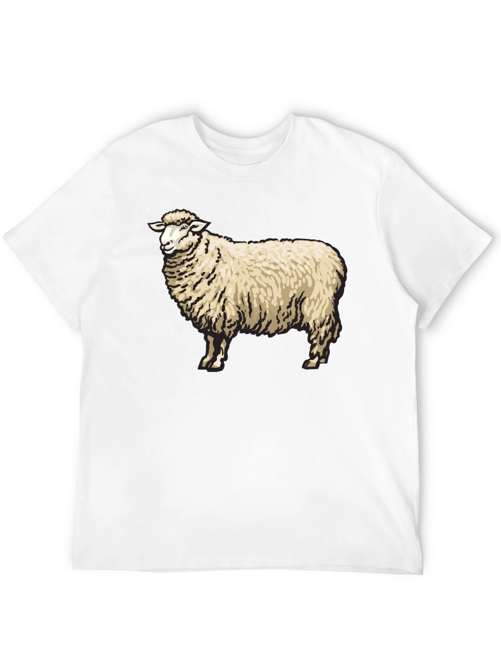 Sheep Graphic Black T-Shirt