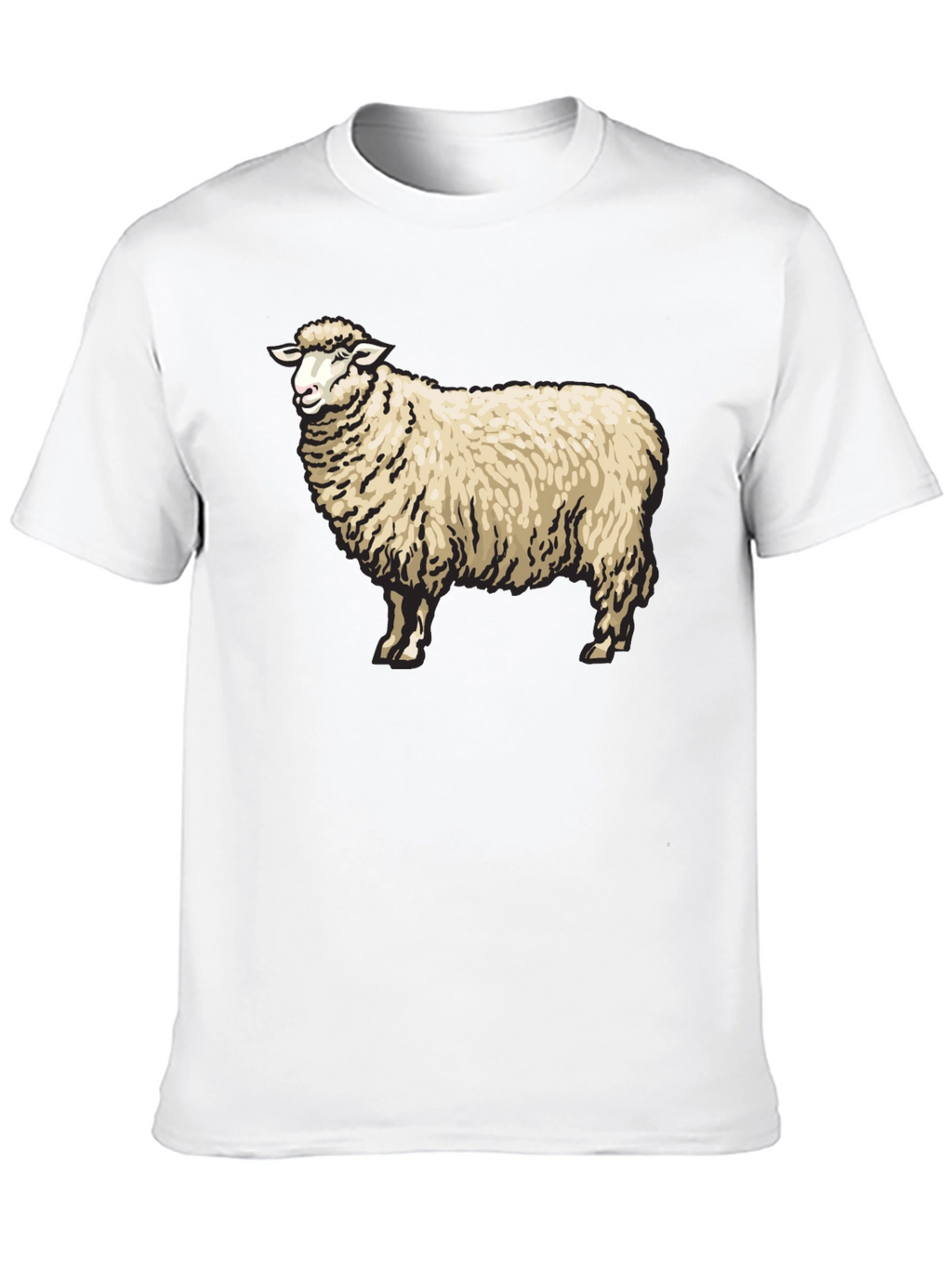 Sheep Graphic Black T-Shirt