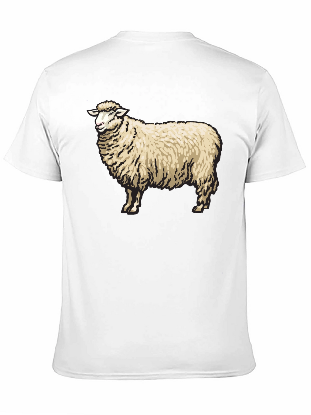 Sheep Graphic Black T-Shirt