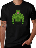 Dino Gym T-Shirt - Black Cotton Tee