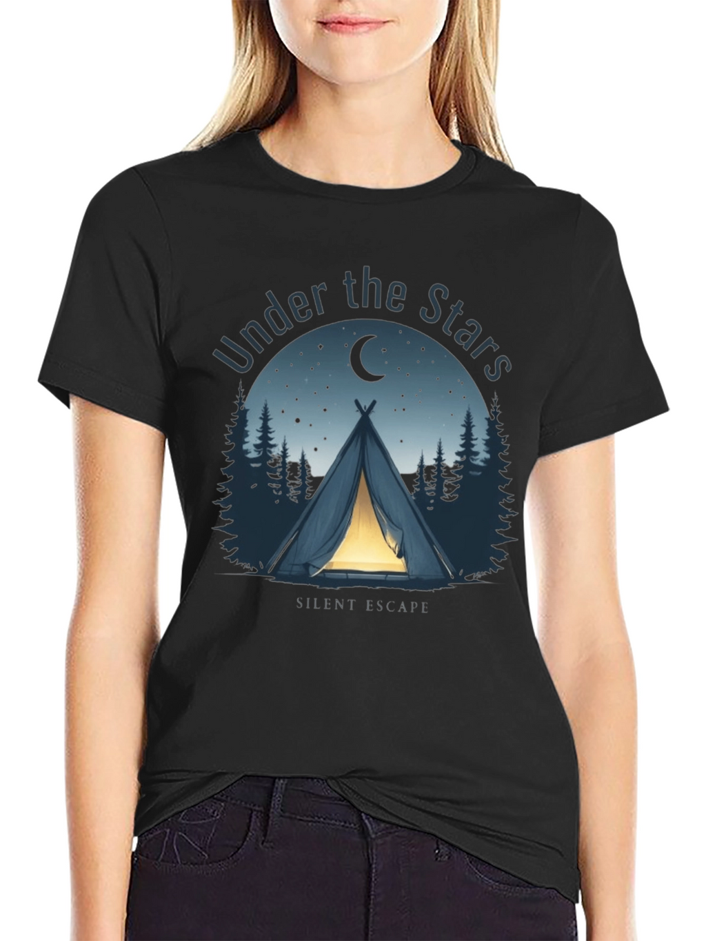 Under the Stars Camping T-Shirt