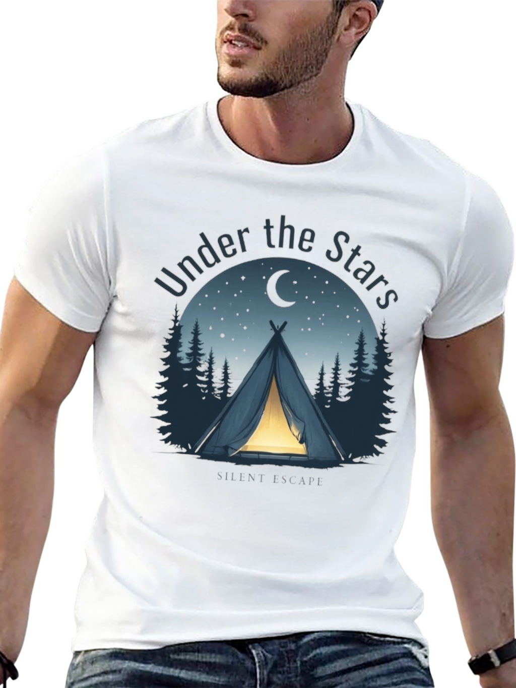 Under the Stars Camping T-Shirt