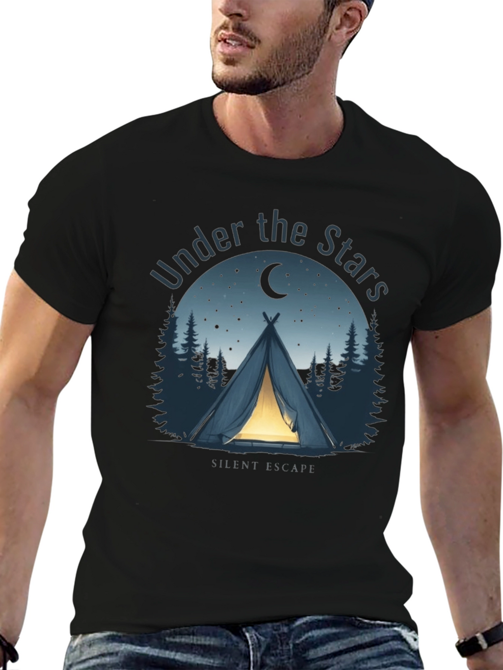 Under the Stars Camping T-Shirt