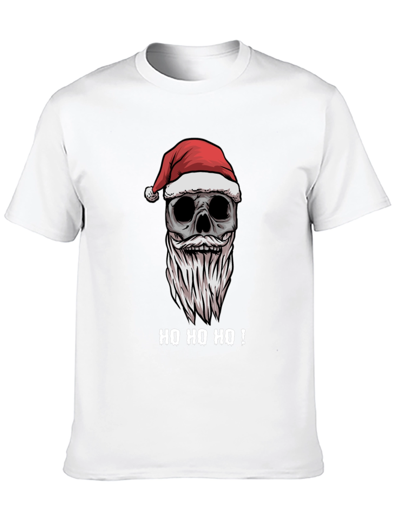 Santa Skull T-Shirt - Holiday Humor
