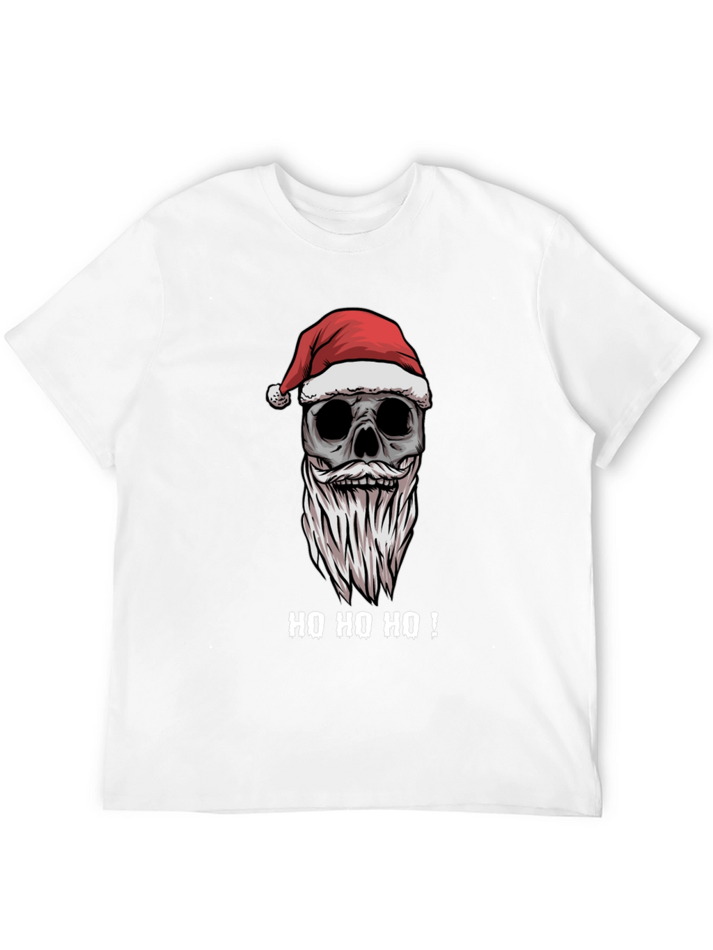 Santa Skull T-Shirt - Holiday Humor