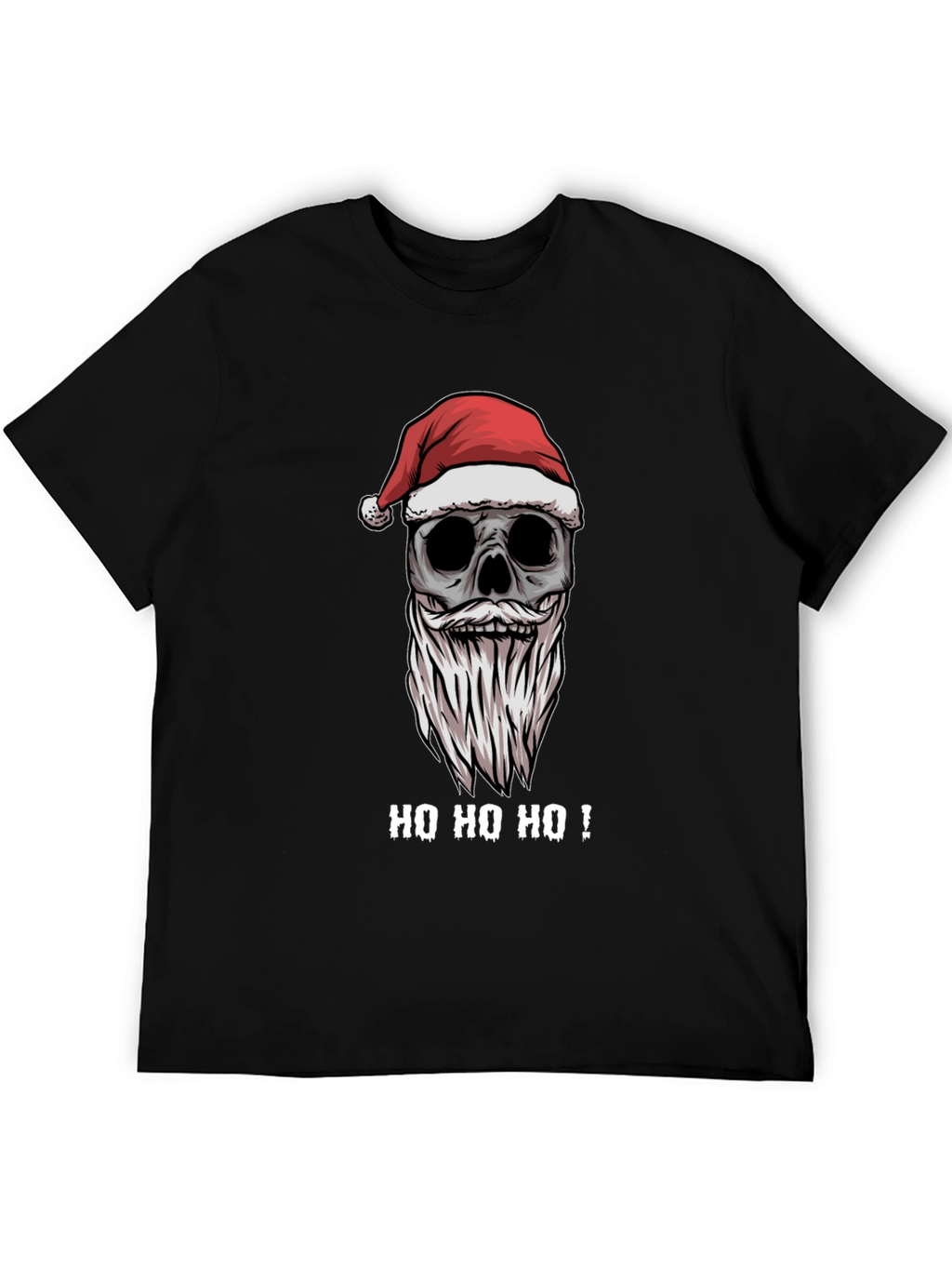 Santa Skull T-Shirt - Holiday Humor