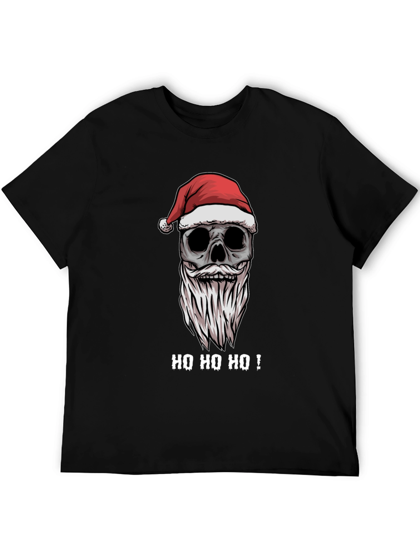 Santa Skull T-Shirt - Holiday Humor