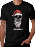 Santa Skull T-Shirt - Holiday Humor