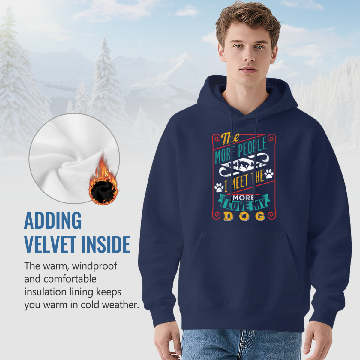 Retro Vintage Hoodie - Stand Out Design Pullover #0553