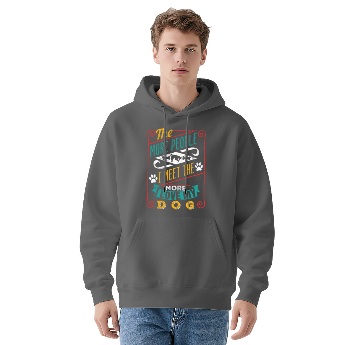 Retro Vintage Hoodie - Stand Out Design Pullover #0553