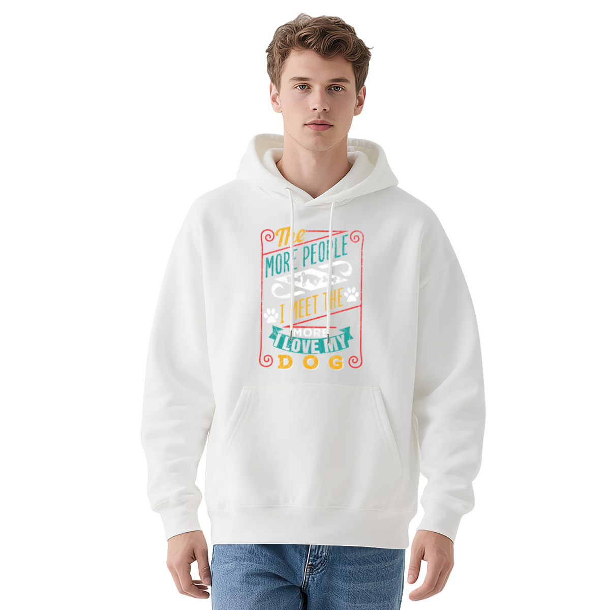 Retro Vintage Hoodie - Stand Out Design Pullover #0553