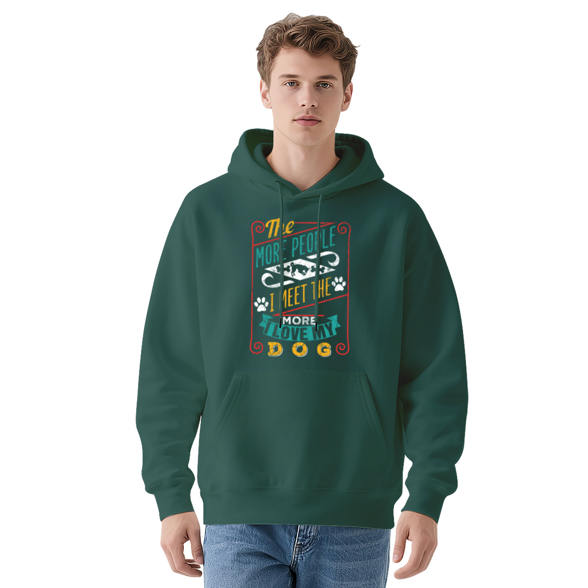 Retro Vintage Hoodie - Stand Out Design Pullover #0553