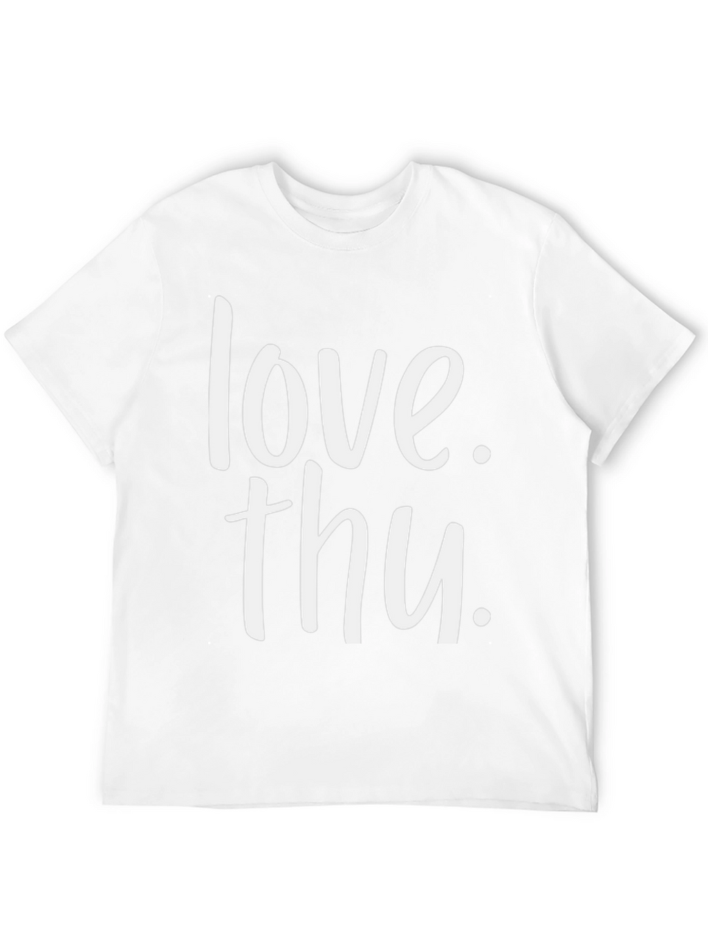 Love Thu. Black Graphic T-Shirt