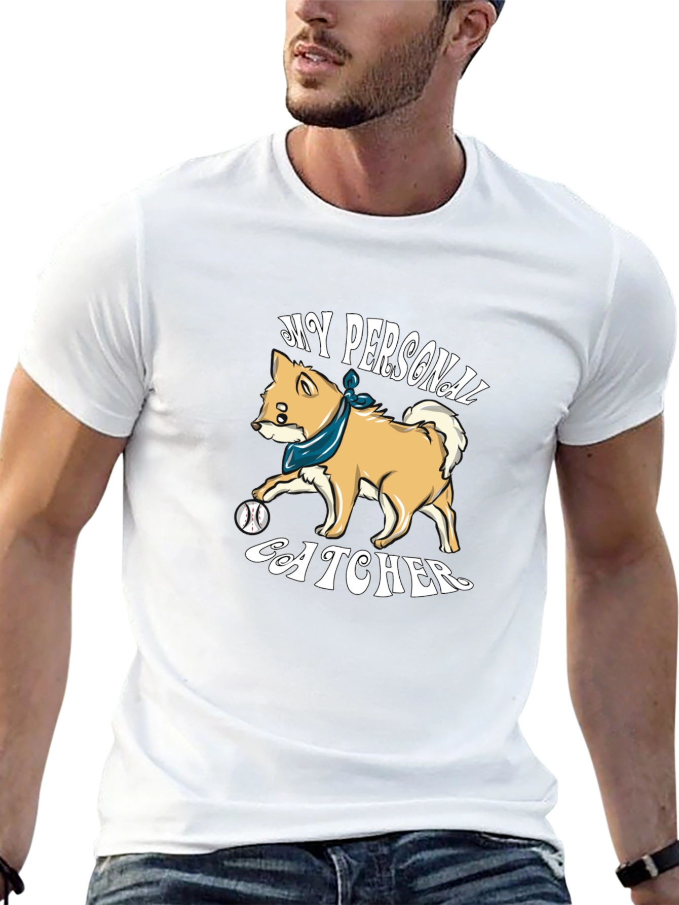 My Personal Catcher Dog Graphic T-Shirt