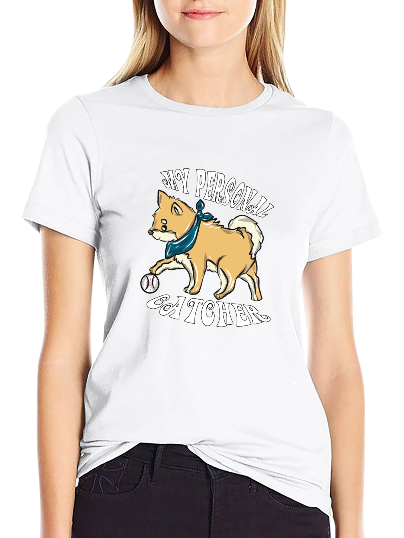 My Personal Catcher Dog Graphic T-Shirt