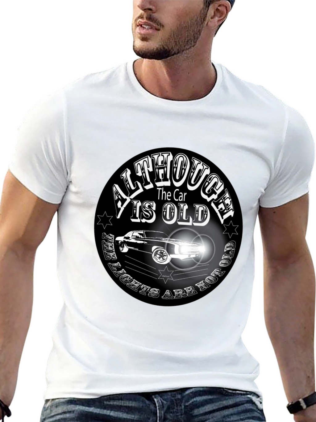 Classic Car T-Shirt - Although the Car is Old