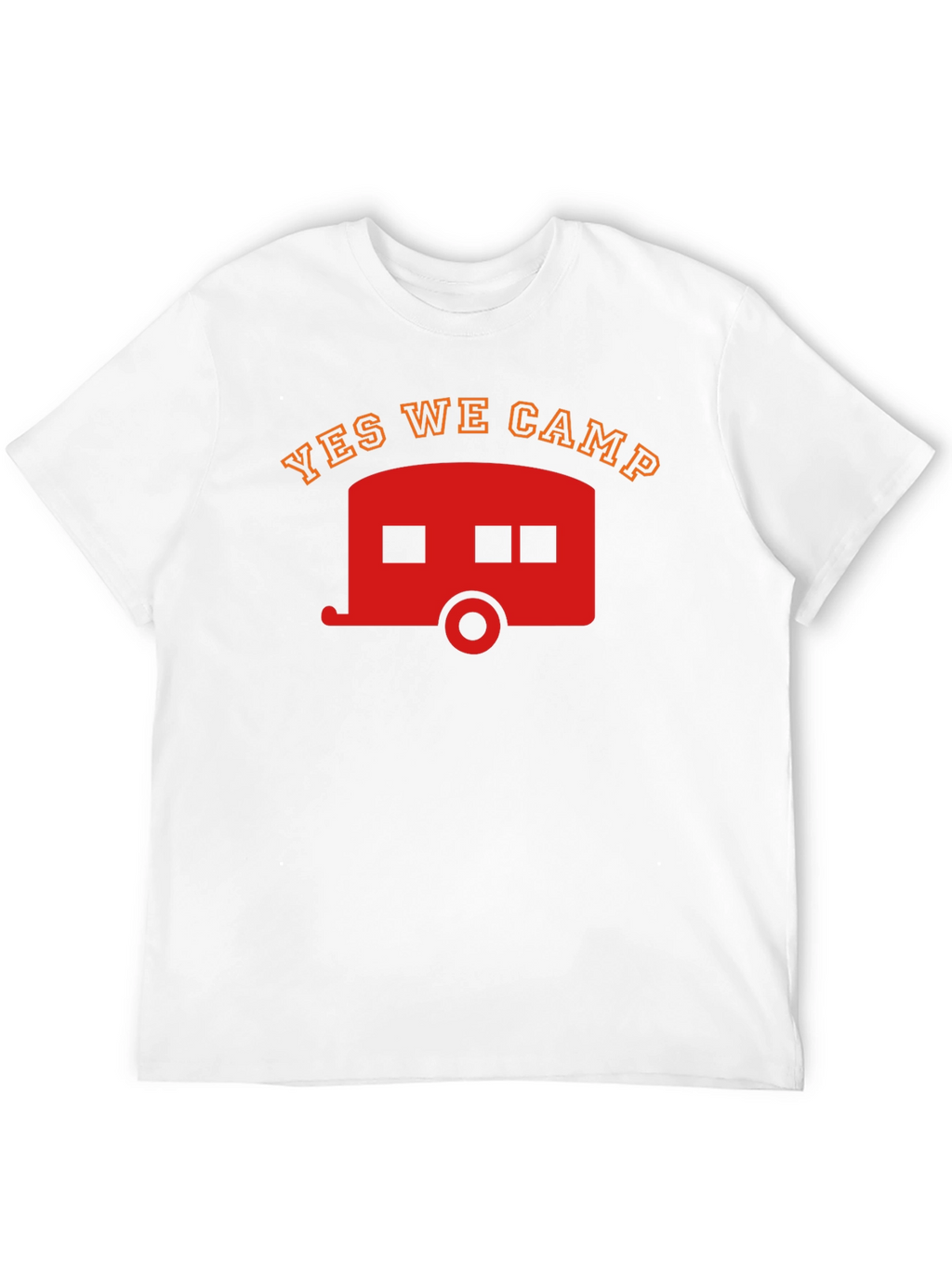 Yes We Camp T-Shirt - Retro Camper Graphic Tee