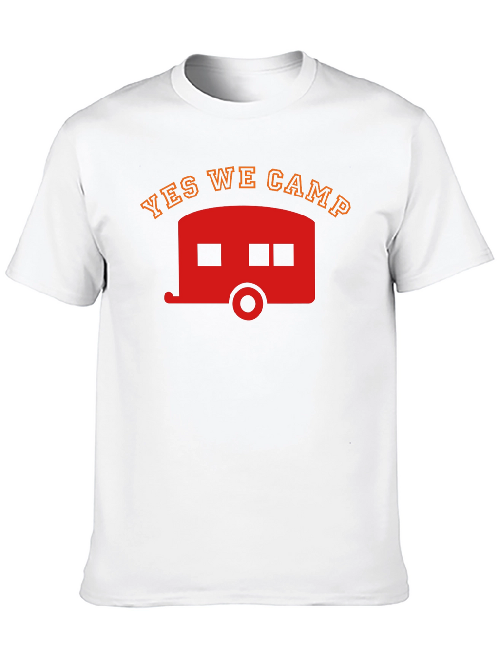 Yes We Camp T-Shirt - Retro Camper Graphic Tee