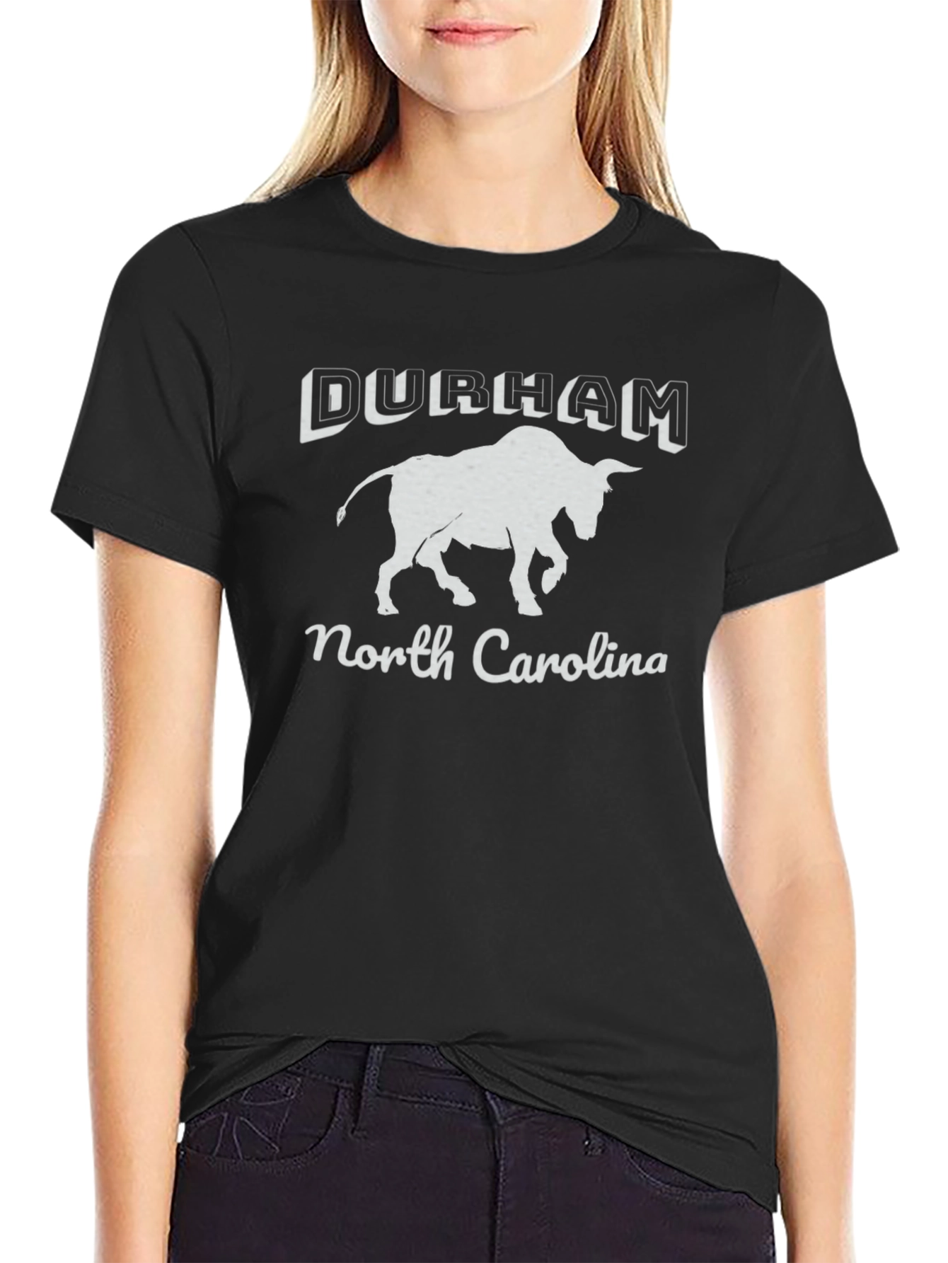 Durham North Carolina Bull Graphic T-Shirt