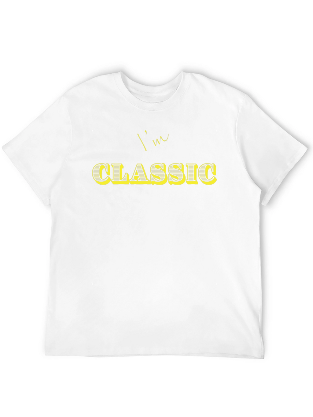 Im Classic Black Graphic T-Shirt